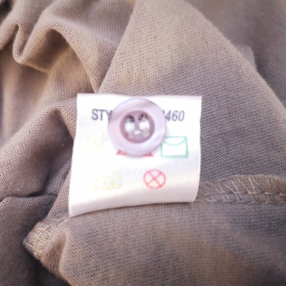 2/$20.00 Mix & Match - NWT Mountain Ridge Men's Short Sleeve Taupe Polo - Picture 5 of 9